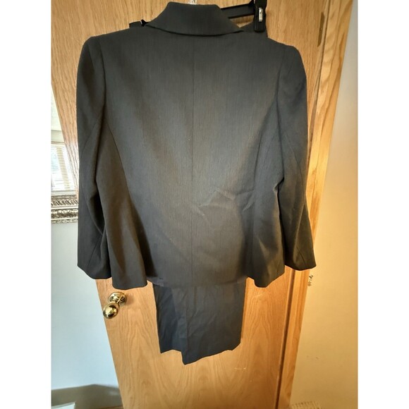 Alex Marie Career PantSuit 18W Blazer Jacket Pant Set Charcoal Gray Business - Picture 6 of 7